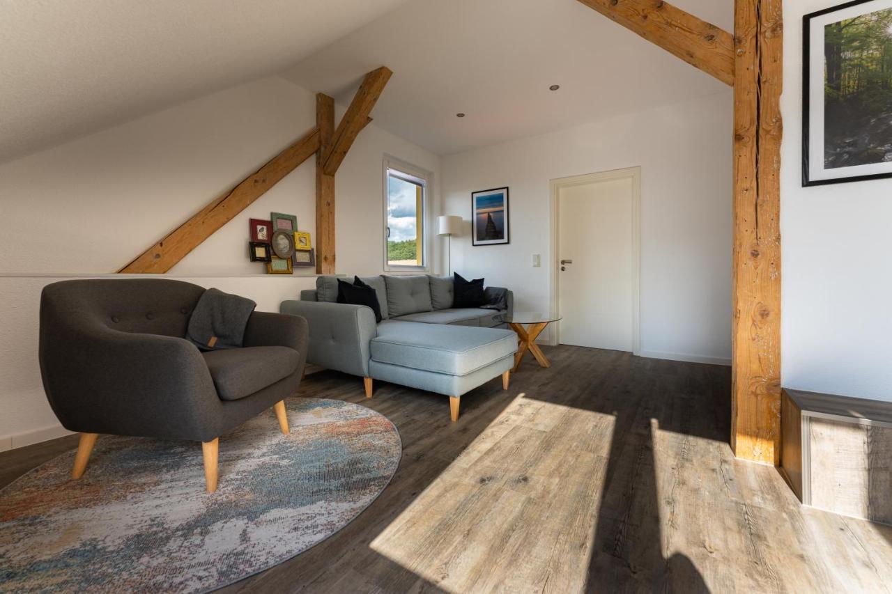 Ferienwohnung Am Steinbach 2 Thale Exteriör bild
